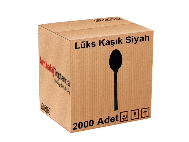 Lüks Kaşık Siyah - 2000'li