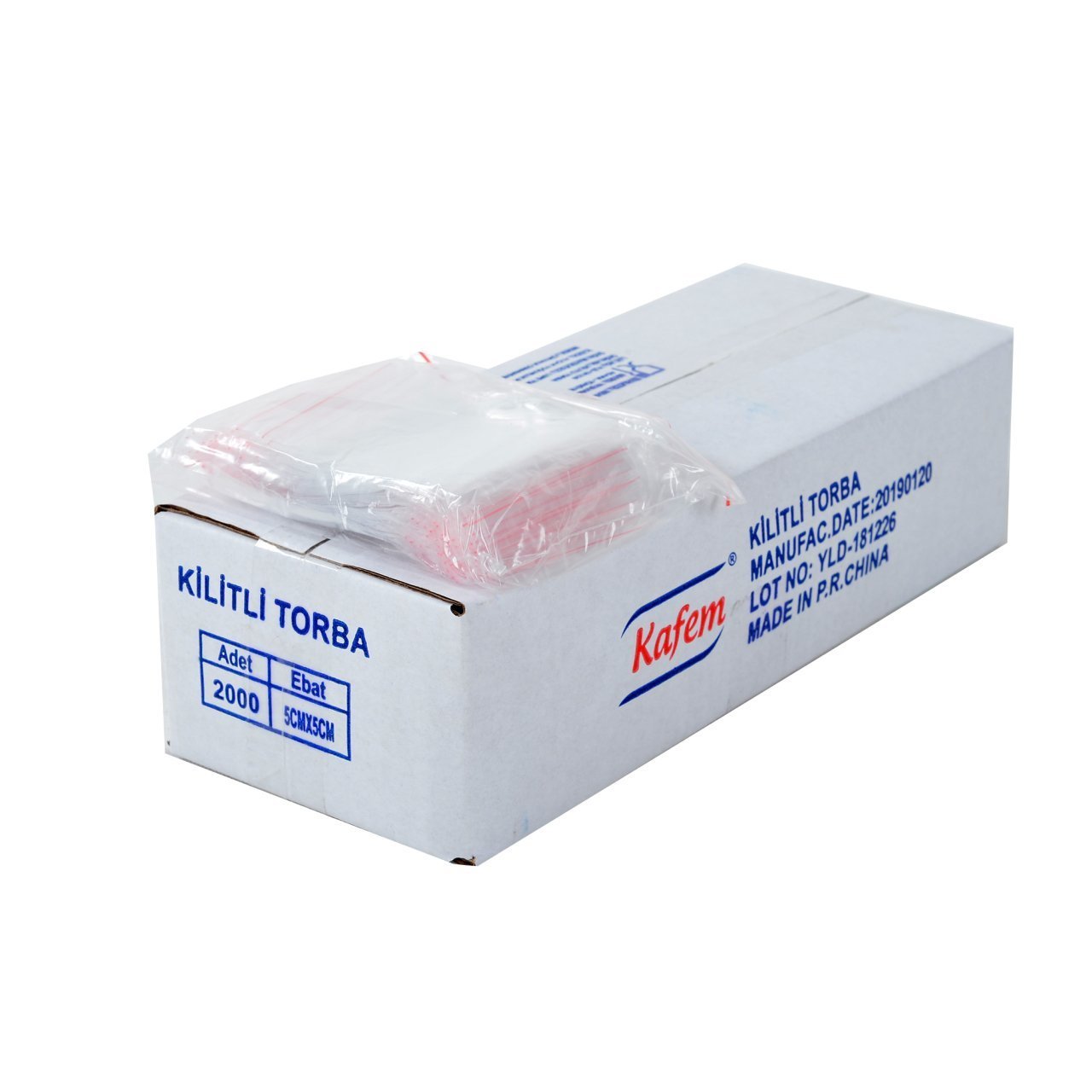 Kilitli Naylon Torba (5x5 cm) - 2000'li