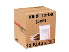 Kilitli Naylon Torba (5x5 cm) - 12 Kutu