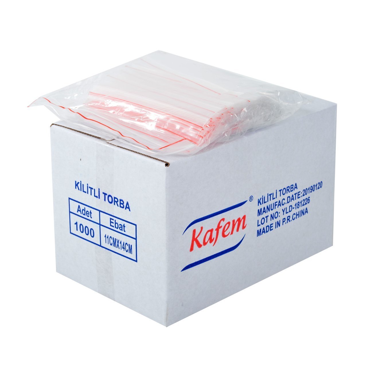 Kilitli Naylon Torba (11x14 cm) - 1000'li