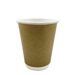 14 oz Double Wall Kraft Karton Bardak - 25'li