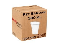 Pet Bardak 300 ml - 1000'li