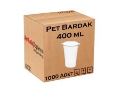 Pet Bardak 400 ml - 1000'li