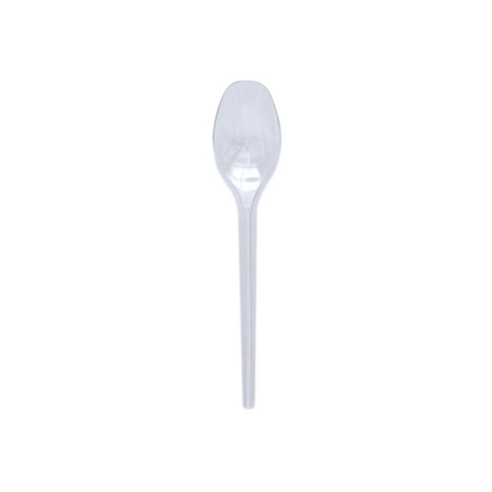 Plastik Sup Kaşık Şeffaf - 100'lü