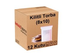 Kilitli Naylon Torba (8x10 cm) - 12 Kutu