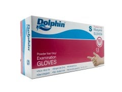 Dolphin Vinyl Eldiven Pudrasız - Küçük (S) - 100'lü