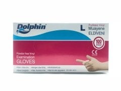 Dolphin Vinyl Eldiven Pudrasız - Büyük (L) - 2000'li