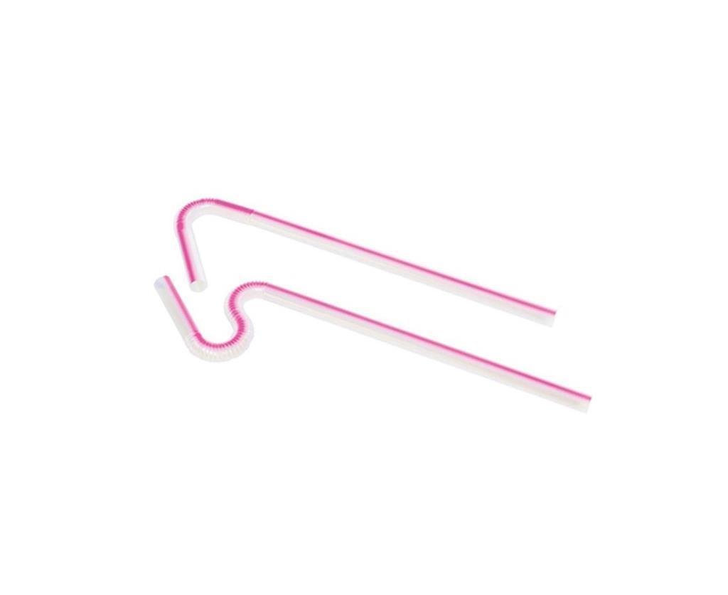 Frozen Plastik Pipet Artistik Elegance - 50'li