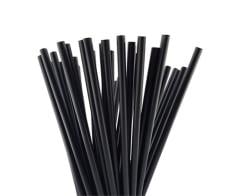 Siyah Frozen Plastik Pipet - 5000'li