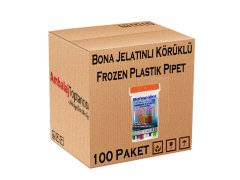 Bona Jelatinli Körüklü Frozen Plastik Pipet - 5000'li