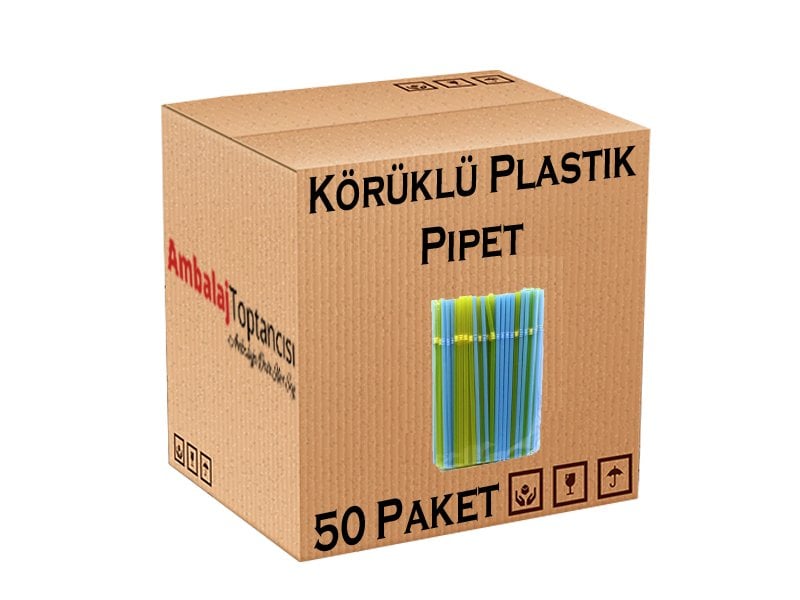 Körüklü Plastik Pipet - 10000'li