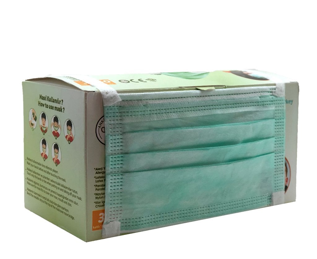 3 Katlı Yeni Nesil Bez Maske - 50'li