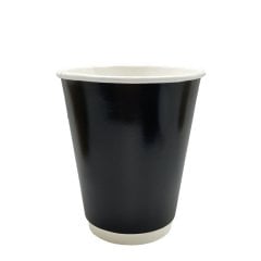 14oz Double Wall Siyah Karton Bardak - 500'lü