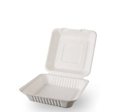 Ekolojik Karton Kapaklı Hamburger Kabı - 25 Adet