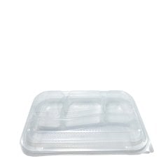 Kebap Kabı Kapaklı 4 Bölmeli - 75'li