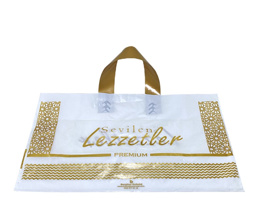 Tatlı Poşeti (1000gr) Sevilen Lezzetler 50x27 cm Kulplu 50 Adet