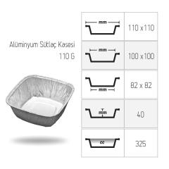 Alüminyum Sütlaç Kasesi - 100'lü