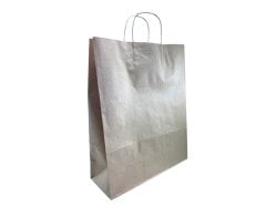 Burgu Saplı Kraft Kağıt Çanta 32x12x40 cm 25 Adet