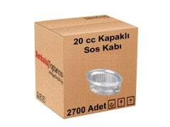 20 cc Kapaklı Sos Kabı - 2700'lü