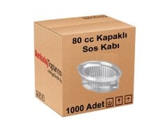 80 cc Kapaklı Sos Kabı - 1000'li