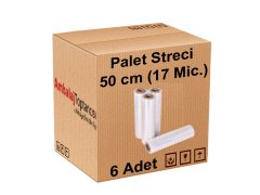Palet Streci 50 cm (17 Mikron) 6'lı
