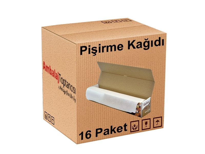 Yağlı Pişirme Kağıdı 37cm x 50m 16'lı