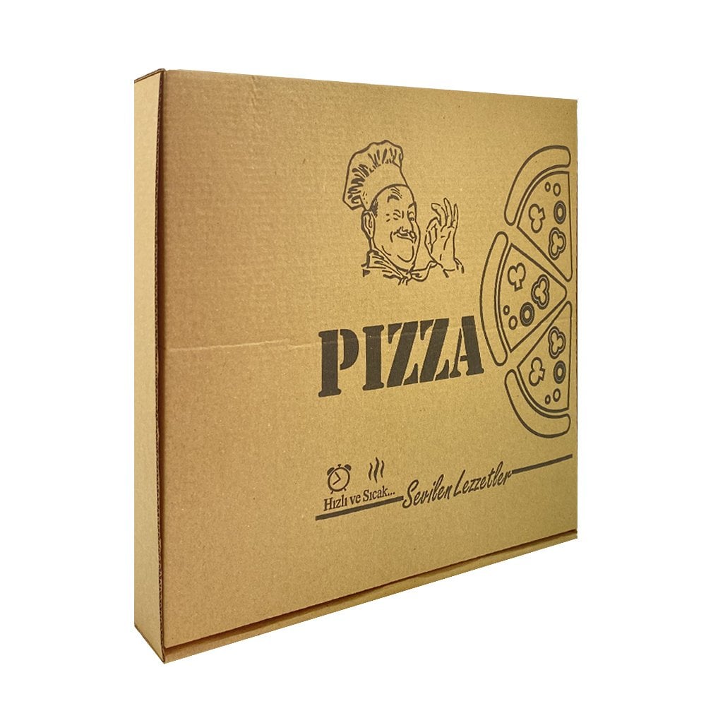 Pizza Kutusu (33x33x4,2 cm) - 100'lü