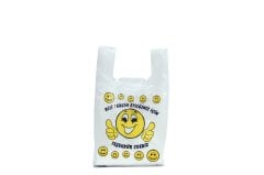 Gülen Yüz Baskılı Atlet Poşet (Küçük) - 1 Kg