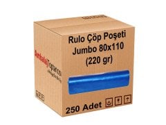 Rulo Çöp Poşeti Jumbo 80x110 (220 gr) 250'li