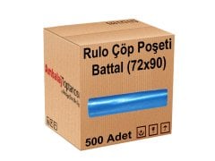 Rulo Çöp Poşeti Battal 72x90 500'lü